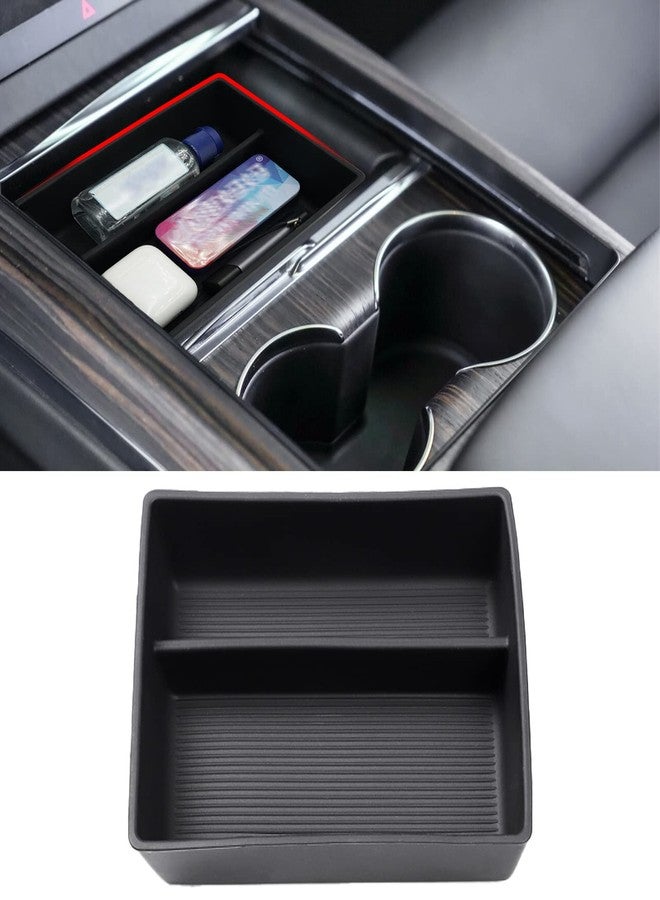 Jaronx Compatible with Tesla Model S/X Console Organizer 2021-2026, Refresh Center Console Storage for Model X/S Plaid/Long Range, Silicone Organizers Tray for Tesla X/S Accessories - Image 1